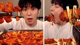 SIO eating broadcast gà cay 4 vị Hàn Quốc