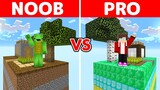 NOOB vs PRO: CHUNK BATTLE IN MINECRAFT