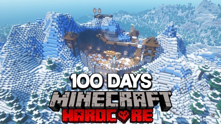 I Survived 100 Days Hardcore Minecraft in the 1.18 MOUNTAINS... Here's what Happened