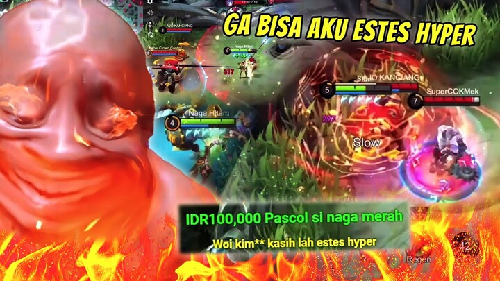 SEMUANYA DI MOBILE LEGENDS BIKIN EMOSI JANGENAM !!! GA BISA AKU PAKE ESTES HYPER DIAMLAH KAUU !!!