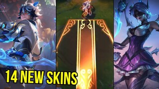 All New Skins (In Game and Splash Arts): Lux, Ezreal, Sett, Diana, Elise, Kindred, Teemo, Tristana