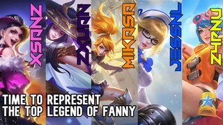 Meet the top legend of fanny in s1 to s5  l MOBILE LEGENDS