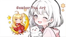 [SPEEDPAINT]: Gambar Fan Art + Kucing Absurd