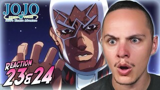 HE'S BECOME MORE POWERFUL!! | JoJo's Bizarre Adventure: Stone Ocean Part 6 Episode 23 & 24 Reaction