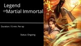 Legend of martial Immortal Episode 56 subtitle Indonesia