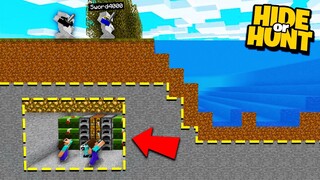 this secret Minecraft Base was HIDDEN under this OCEAN!  - Hide Or Hunt #3