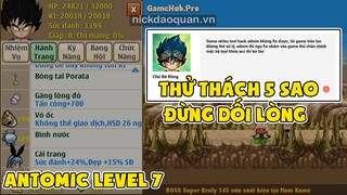 Ngọc Rồng Online - Thử Thách 5 Sao Và Nâng Skill2 Level 7