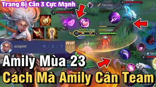 Amily Mùa 23 Liên Quân Mobile | Cách Đánh, Lên Đồ, Phù Hiệu Bảng Ngọc Cho Amily Mùa 23 Đi Top NTD LQ