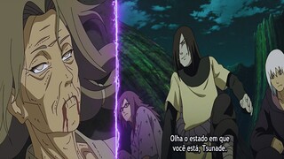 Orochimaru salva Tsunade e os 5 Kages | Legendado BR