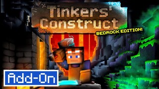 TINKERS' CONSTRUCT ADDON: Official Minecraft Bedrock Port in-depth review!