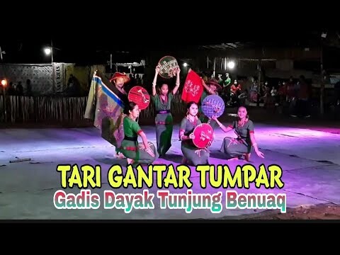 Tari Gantar Tumpar Kampung Wisata Putak | Gadis-Gadis Dayak Tunjung Benuaq | Pesta Panen Ketan Muda