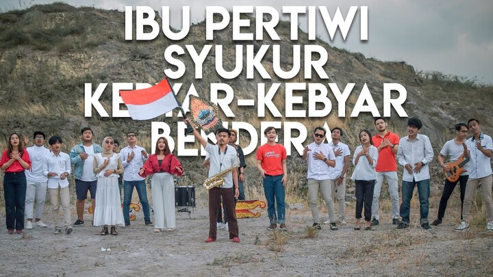 IBU PERTIWI, SYUKUR, KEBYAR-KEBYAR, BENDERA - COLLABORATION COVER