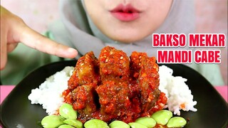 ASMR BAKSO MEKAR MANDI CABE MERCON + PETE | ULUL ASMR MUKBANG INDONESIA