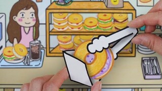 【Hoạt hình stop-motion】😋🥯Làm và bán bánh mì tròn siêu ngon｜Phim ngắn chữa bệnh