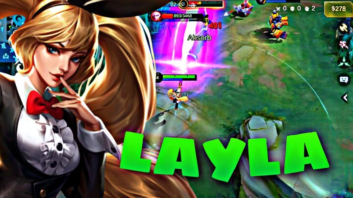 LAYLA OVERPOWER 😱 - MOBILE LEGENDS