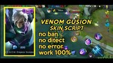Venom Gusion Skin Script tutorial on Zarchiever apps