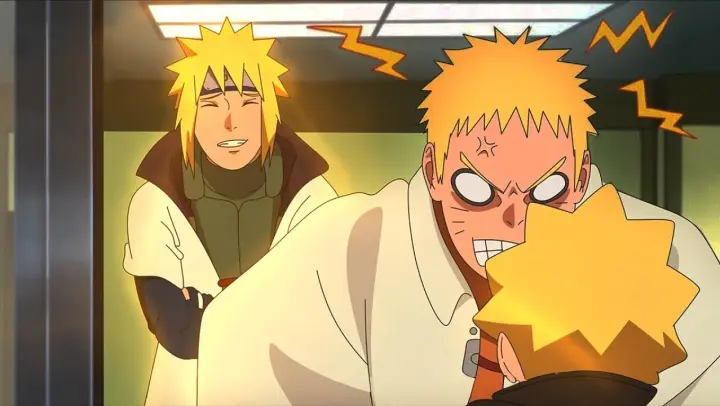Naruto's Mad At Boruto For Not Recognizing Minato. Minato Compares Boruto To His Father.