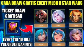 CARA DAPATKAN DRAW GRATIS DI EVENT MLBB X STAR WARS!!! DIJAMIN DAPET SKIN SPESIAL ATAU EPIC