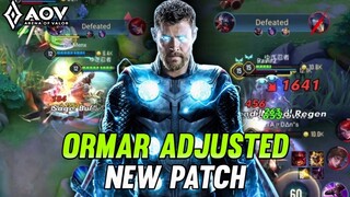 AOV : ORMARR ADJUSTED NEW PATCH - ARENA OF VALOR