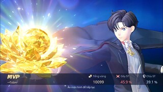 trang phục eland'orr tuxedo mask dưới tòa sen vàng :))