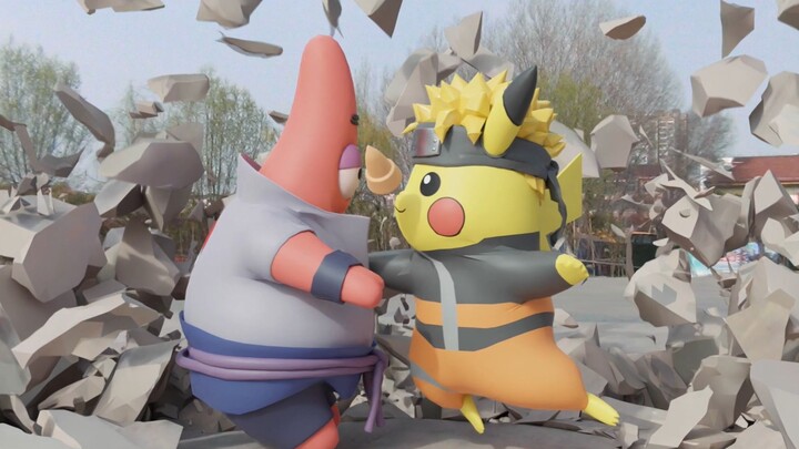 Paidaxing vs Pikachu การต่อสู้เพื่อทำลายมิติ Mingzuo
