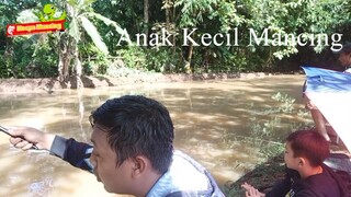 Mancing bareng Anak Untuk mengurangi Penggunaan Gadget