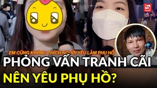 Nam TikToker gây bất bình với clip phỏng vấn: "Có nên yêu phụ hồ"?