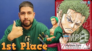 THE 1ST PLACE BROKEN ZORO DECK PROFILE! (One Piece Card Game)