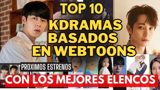10 KDRAMAS BASADOS EN WEBTOONS CON LOS ELENCOS MÁS EMOCIONANTES QUE NO PODEMOS ESPERAR A VER  😍