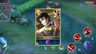 Liên quân hợp tác với AOT skin volkath Eren