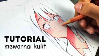 Cara Mewarnai Kulit Wajah Anime Dengan Pensil Warna