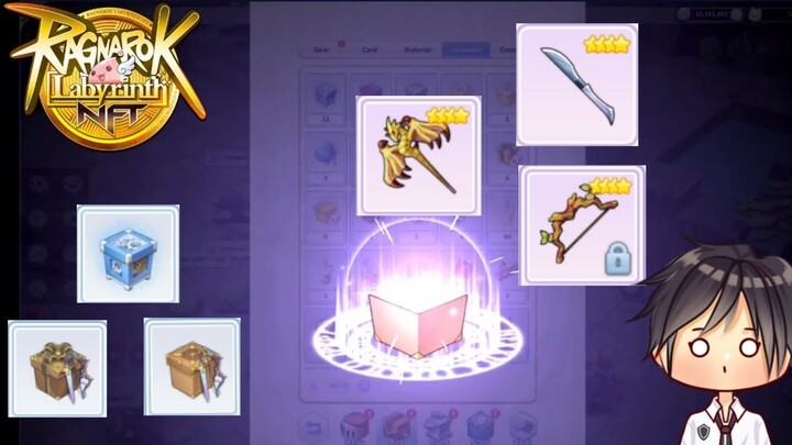 [Ragnarok Labyrinth NFT] Opening 100+ Int Gear Box & Random Box
