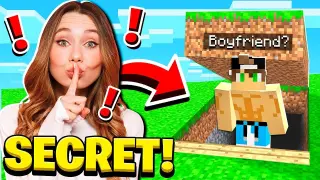 I FOUND MY GIRLFRIEND'S SECRET WORLD in Minecraft!