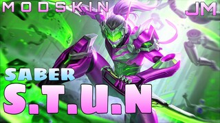 MobileLegend - Mod Skin S.T.U.N Saber Full Hiệu Ứng Âm Thanh  | JinMoba