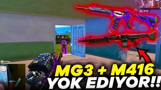 M416 + MG3 EFSANE İKİLİ!!🔥 | PUBG MOBİLE