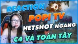 [Free Fire] Reaction Popi TV - Người Có Kỹ Năng Headshot Ngang C4 Gaming Và Toàn Tây