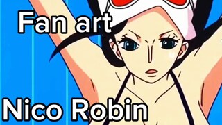 Fan art mamah Nico Robin😋😋😋