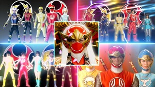 忍風戦隊ハリケンジャー Ninpuu Sentai Hurricanger All Henshin & Roll Call 【2002 ► 2023】