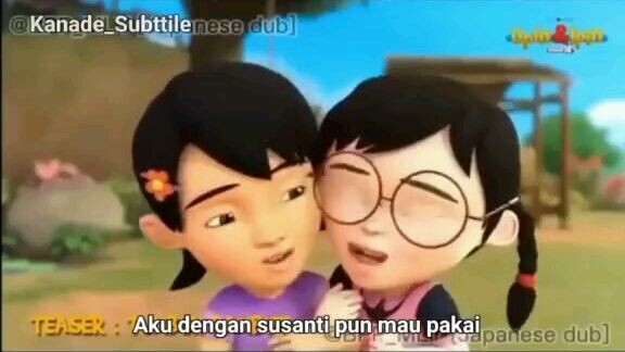 begini jadinya kalo upin & ipin DUB JEPANG