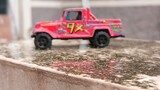 Red JEEP toys videography