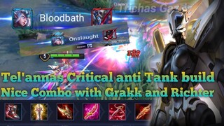 Silverwing Tel'annas best build against Tank, make anti regen and piercing build