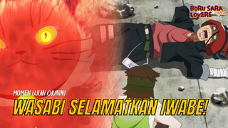 Momen Ujian Chunin: Wasabi Menyelamatkan Iwabe!