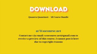 [GET] Quantra Quantinsti – All Course Bundle