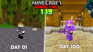 I Survived 100 Days In 1.19  ( The Wild Update ) In MINECRAFT HARDCORE (HINDI)