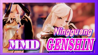 [Genshin, MMD] Apakah kau ingin berdagang dengan Ningguang?