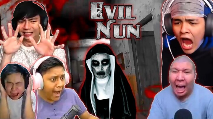 REAKSI KAGET YOUTUBER BERMAIN EVIL NUN HORROR GAMES‼️