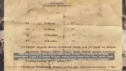 sejarah pembentukan wilayah di sulawesi tenggara, simak videonya !!!