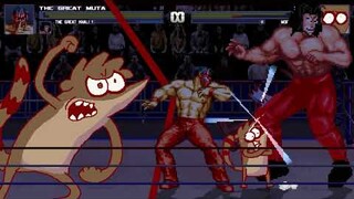 AN Mugen Request #1902: Muta & Khali VS Rigby & Mordecai