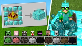 Minecraft Nhưng mình Chế tạo Vương miện từ Các con Mob