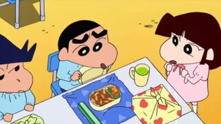 The sad lunch of the licking dog spare tire rice ball head Crayon Shin-chan